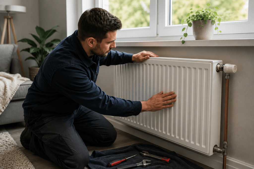 Radiator wordt niet warm - radiator check