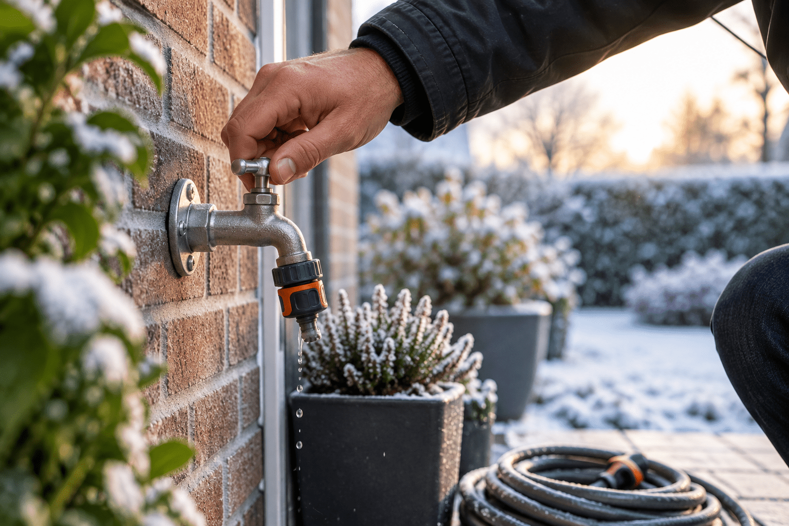 Buitenkraan winterklaar maken: voorkom vorstschade